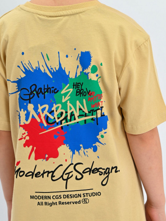 2287 Футболка д/м (бежевый весь размерный ряд)