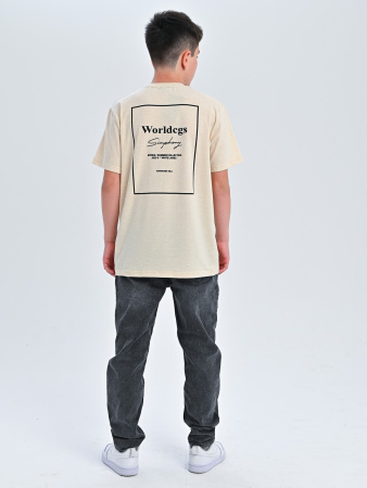 2290 Футболка д/м (бежевый весь размерный ряд)