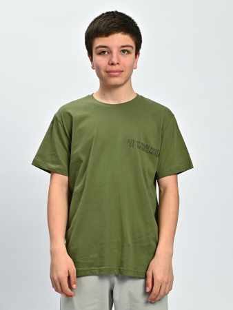 2038 Футболка д/м (хаки весь размерный ряд)