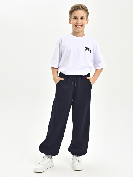 4901 Брюки спорт. д/м утепл. (темно-синий весь размерный ряд)