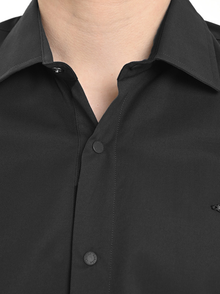 4781 Рубашка дл.р. д/м (черный весь размерный ряд)