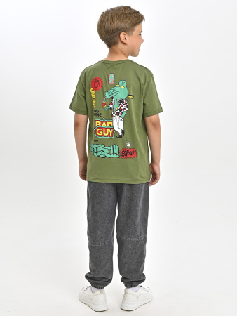 2182 Футболка д/м (хаки весь размерный ряд)