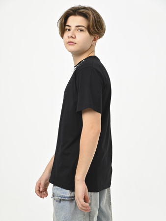 4512 Футболка д/м (черный весь размерный ряд)