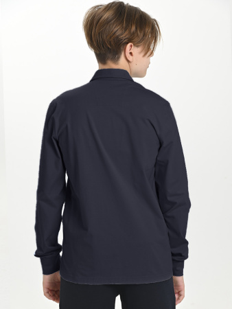 4808 Рубашка трик.(батал) дл.р. д/м (темно-синий весь размерный ряд)