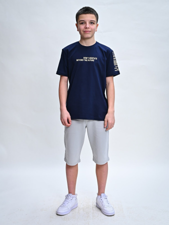 2057 Футболка д/м (темно-синий весь размерный ряд)