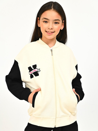 10494 Толстовка утепл. д/д (кремовый весь размерный ряд)