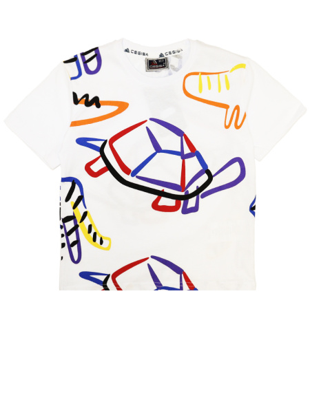 3082 Футболка д/м (белый весь размерный ряд)