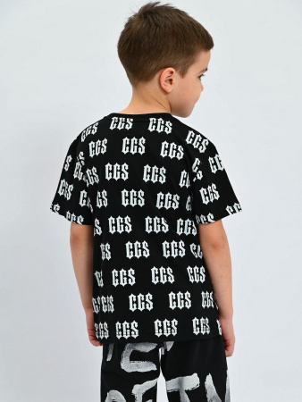 2226 Футболка д/м (черный размер 122)