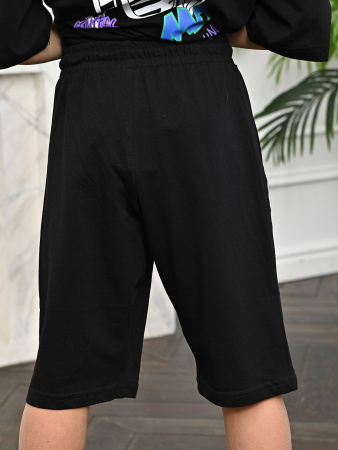 3042 Бриджи д/м (черный весь размерный ряд)