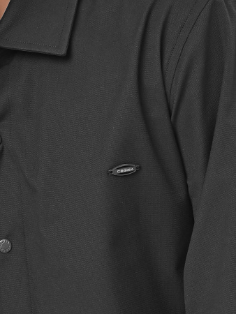 4710 Рубашка дл.р. д/м (черный весь размерный ряд)