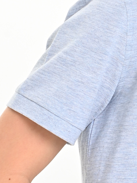 4803 Рубашка трик.(батал) к.р. д/м (серый меланж весь размерный ряд)