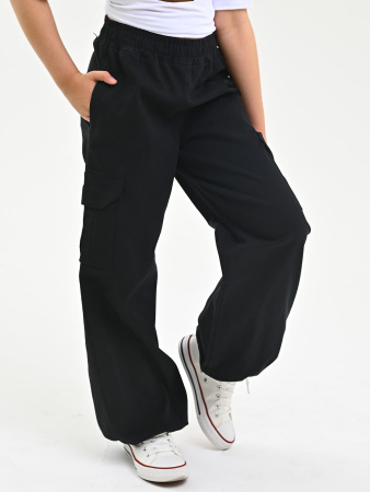 2348KG Брюки д/д карго (черный весь размерный ряд)