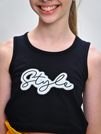 10433 Топ д/д (черный размер 134)