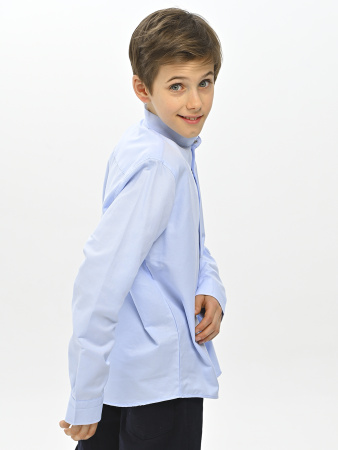 4021 Рубашка дл.р. д/м (батал) (светло-голубой весь размерный ряд)