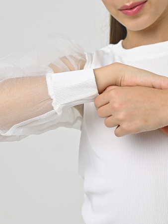 B-688KG Блузка д/д (белый весь размерный ряд)