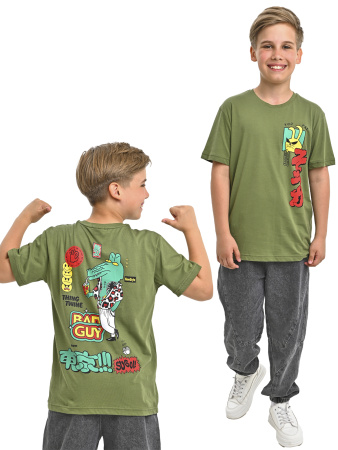 2182 Футболка д/м (хаки весь размерный ряд)