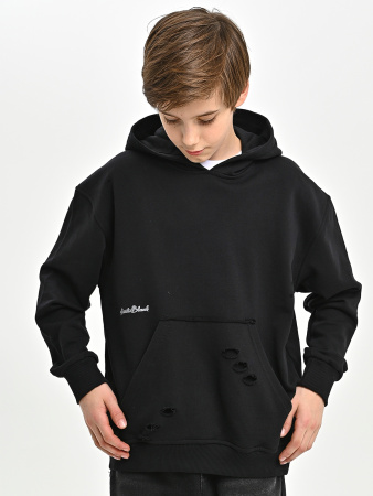 5175 Толстовка д/м (черный весь размерный ряд)