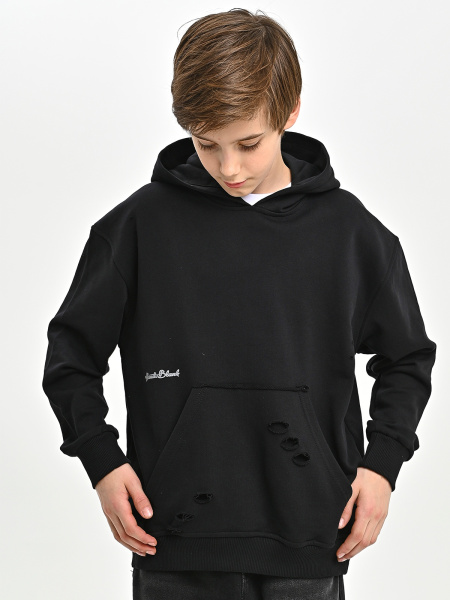 5176 Толстовка д/м (черный весь размерный ряд)