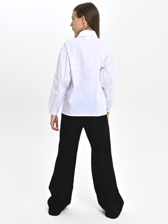 3027-Ch Блузка д/д (белый весь размерный ряд)