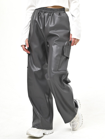 2384KG Брюки утепл. д/д (серый весь размерный ряд)