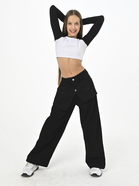 C25622-Ch Джинсы д/д (черный весь размерный ряд)