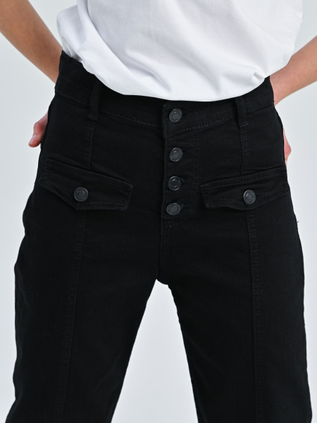 30445 Джинсы д/д (черный весь размерный ряд)