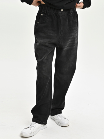 25330-Ch Джинсы д/м (черный весь размерный ряд)