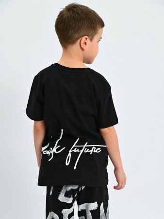 2184 Футболка д/м (черный весь размерный ряд)