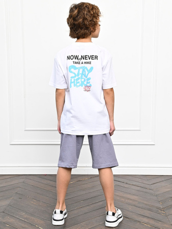 3004 Футболка д/м (белый весь размерный ряд)