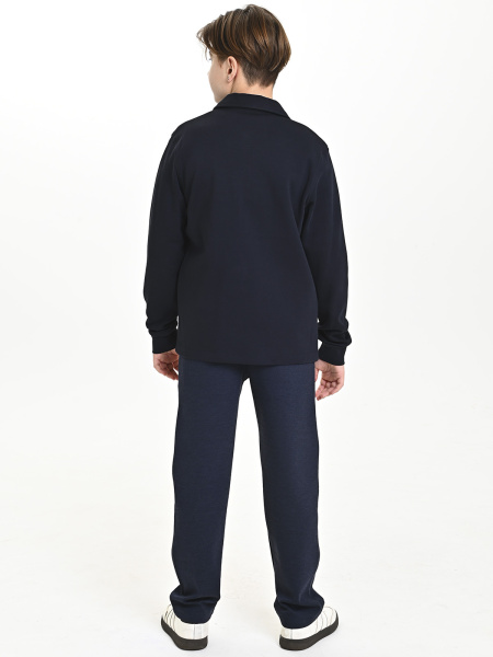 4995 Жакет/рубашка д/м (темно-синий весь размерный ряд)