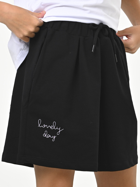 10548 Шорты д/д (черный весь размерный ряд)