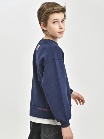 85Q317-Ch Джемпер (темно-синий весь размерный ряд)