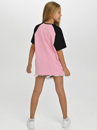 10526 Футболка д/д (розовый весь размерный ряд)