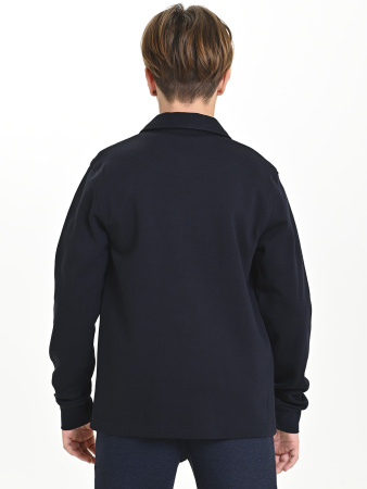 4994 Жакет/рубашка д/м (темно-синий весь размерный ряд)