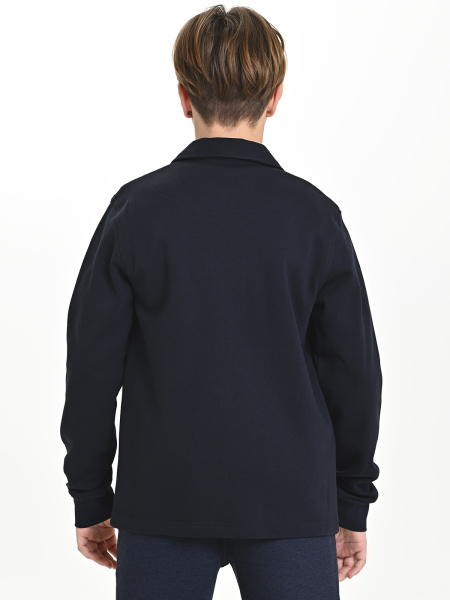 4995 Жакет/рубашка д/м (темно-синий весь размерный ряд)