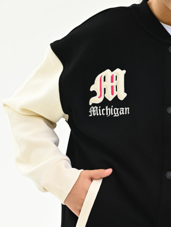 10491 Толстовка утепл. д/д (черный размер 122)