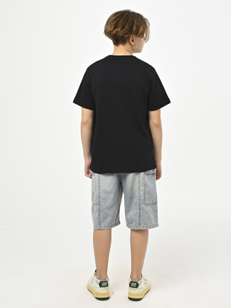 4512 Футболка д/м (черный весь размерный ряд)