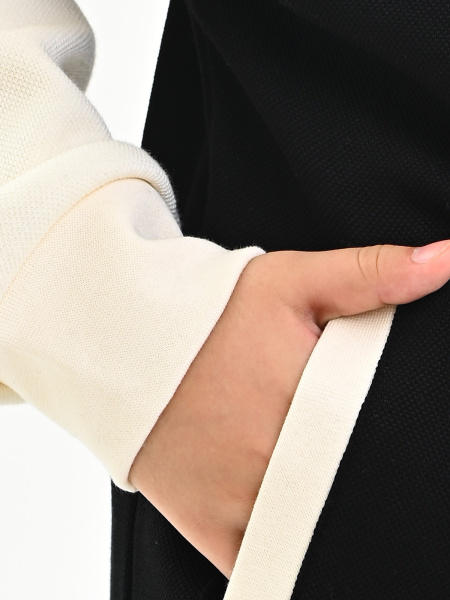 10491 Толстовка утепл. д/д (черный размер 128)