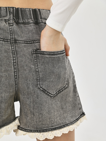 X5587-Ch Шорты д/д (черный весь размерный ряд)