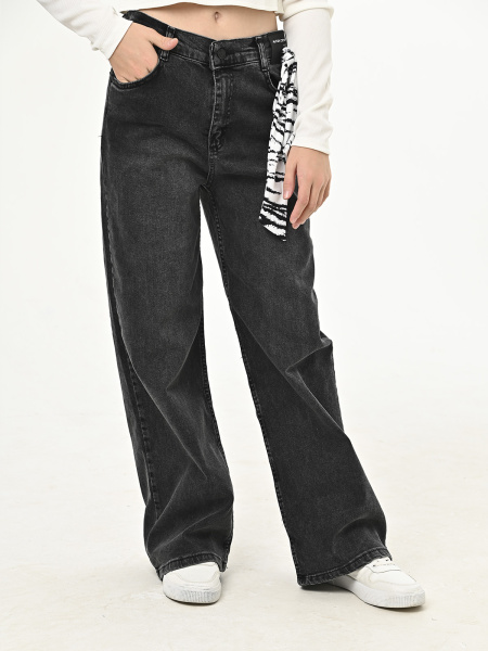 30883 Джинсы д/д (черный 134)