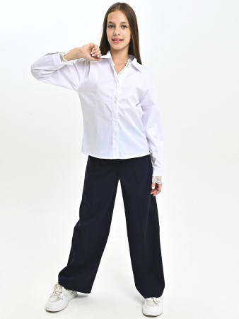 3024-Ch Блузка д/д (белый 150)