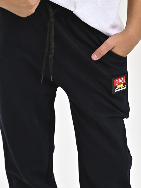 4323-B Брюки спорт д/м (темно-синий весь размерный ряд)