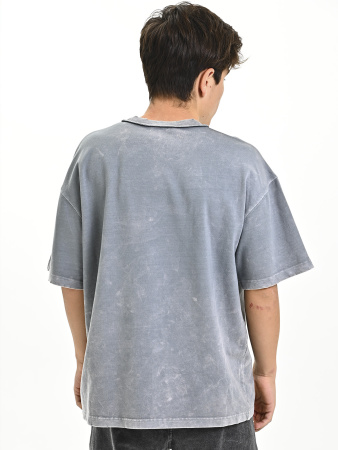 4660-C Футболка д/м (серый весь размерный ряд)