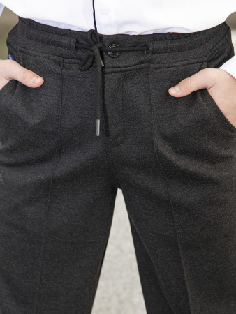 5122 Брюки д/м трик. (антрацит весь размерный ряд)