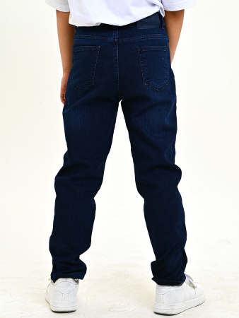 2-1143 Джинсы утепл. д/м (синий весь размерный ряд)
