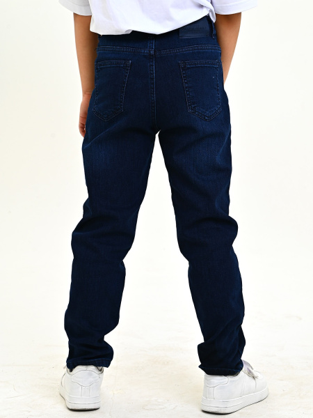 2-1143 Джинсы утепл. д/м (синий весь размерный ряд)