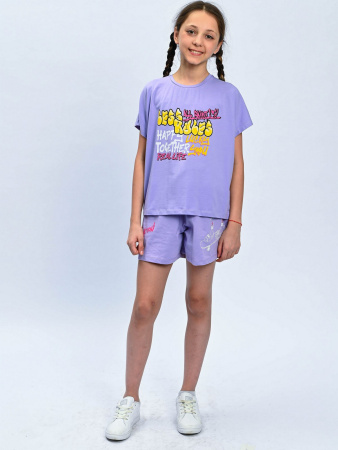 10381 Шорты д/д (сиреневый весь размерный ряд)