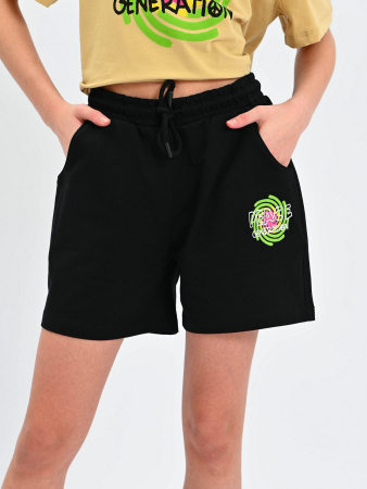 10393 Шорты д/д (черный весь размерный ряд)