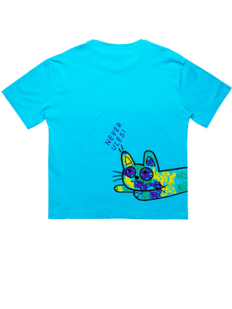 10514 Футболка д/д (бирюза весь размерный ряд)