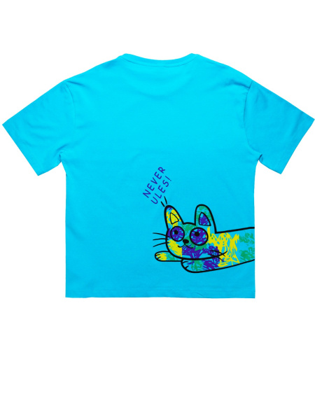 10514 Футболка д/д (бирюза весь размерный ряд)